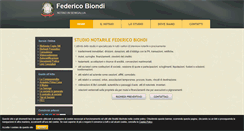 Desktop Screenshot of notaiobiondi.it